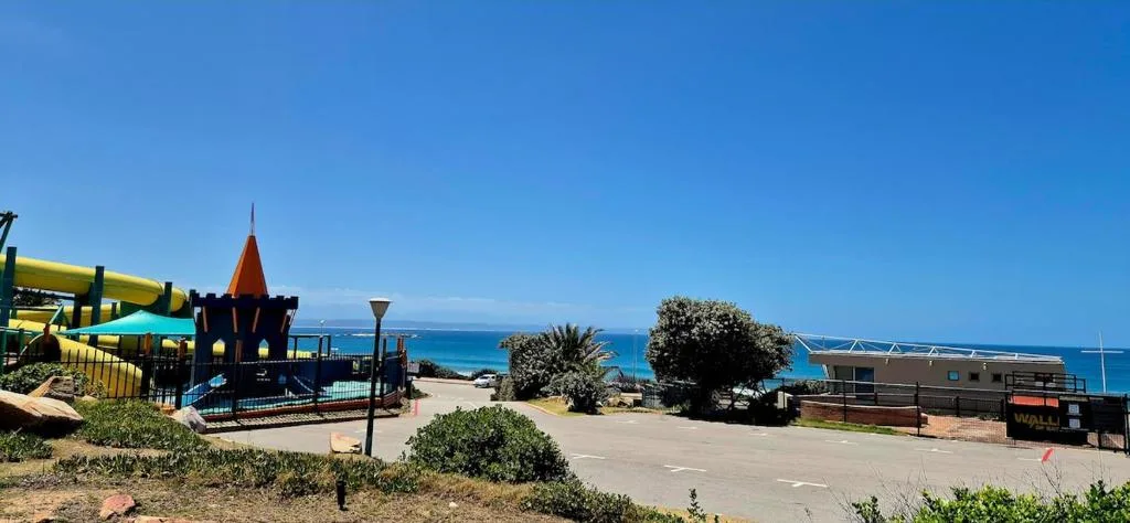 Panoramic ocean and coastline view from property overlooking turquoise waters