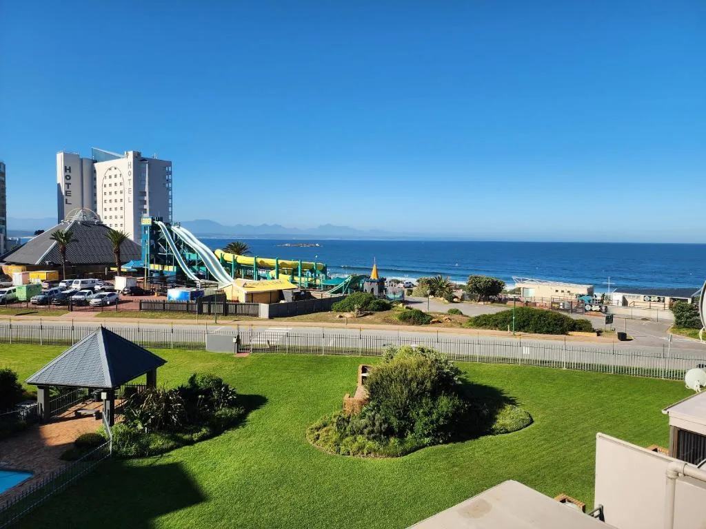Scenic ocean and beach vista from property overlooking Mossel Bay coastline
