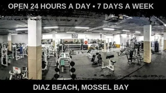 Fitness gym facility with equipment and weights available
