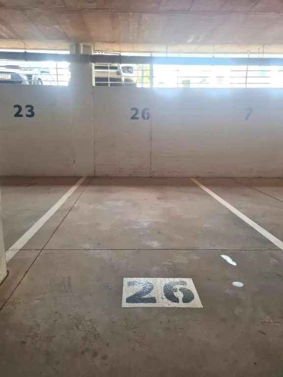 Numbered parking space twenty-six in secure underground garage facility