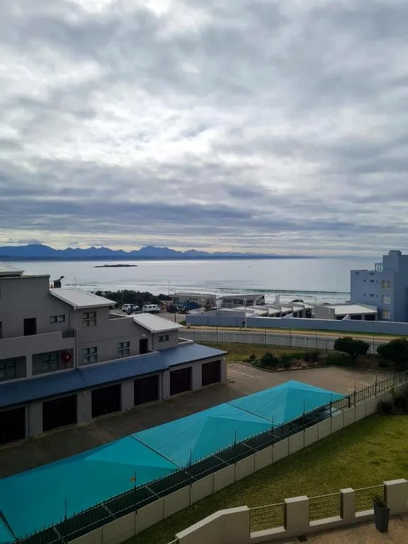 Scenic mountain and ocean vista from property overlooking lagoon and bay