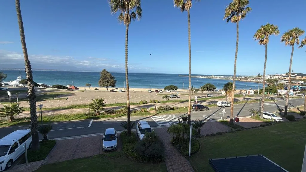 Ocean and beach vista from property overlooking Mossel Bay coastline