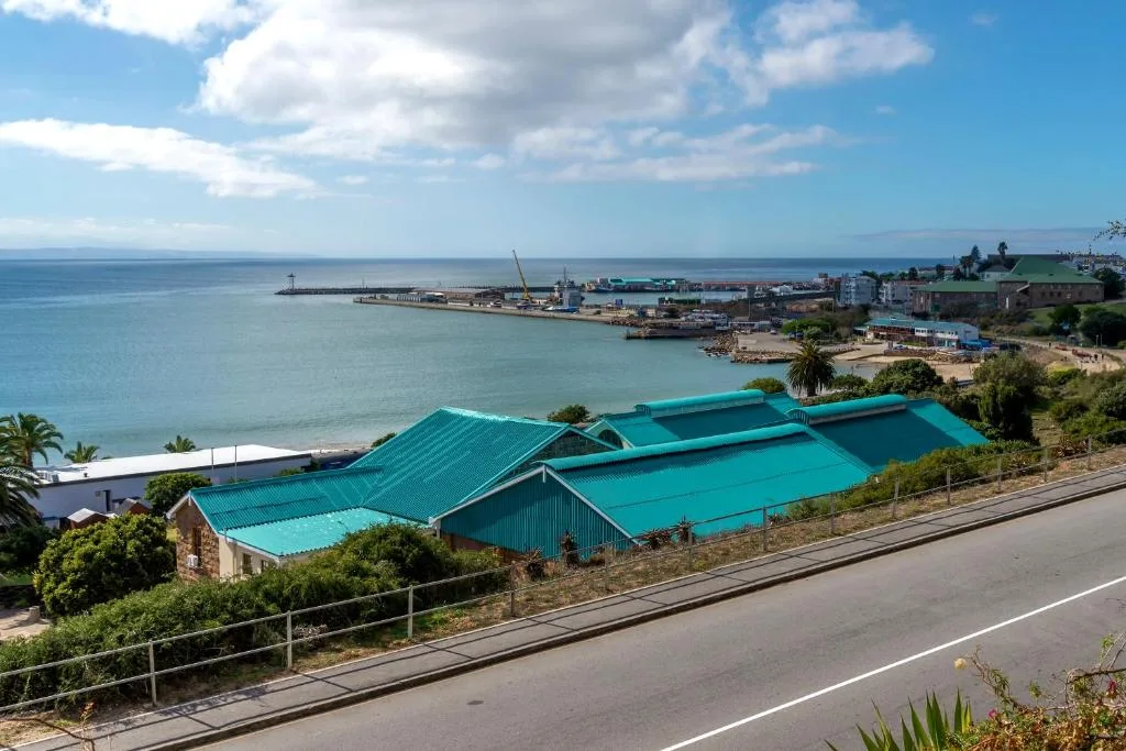 Turquoise-roofed property overlooking Mossel Bay harbor and ocean